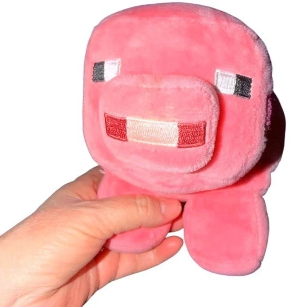 Mattel Minecraft Pig Plush Toy Pink‎ Stuffed Animal 2021 HBN42 Excellent